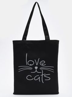 Сумка женская CROSS CASE CCW-5010 love cats черная