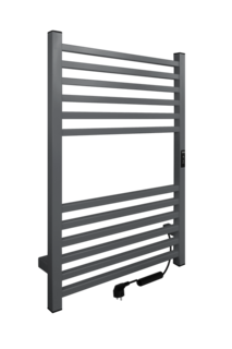 Полотенцесушитель электрический INDIGO Attic 80/50 скрытый монтаж, Magnetic Grey