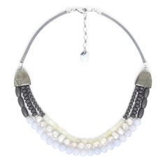 Колье из бижутерного сплава с жемчугом 47,5 см Nature Bijoux NB20.2-15-41320