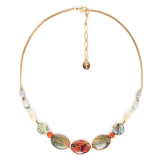 Колье из бижутерного сплава с амазонитом 47,5 см Nature Bijoux NB20.2-15-41244