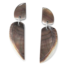 Серьги из бижутерного сплава с перламутром Nature Bijoux NB20.2-12-74824