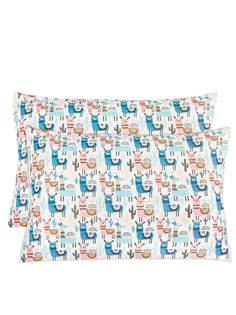 Наволочка AmaroBaby Ламы, бязь, 50х70, мультиколор 2 шт. AB215003-2bLm/28
