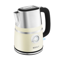 Чайник электрический Kitfort KT-670-3 Silver/Beige