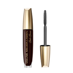 Тушь для ресниц LOREAL VOLUME MILLION LASHES BALM BROWN коричневая LOreal Paris