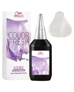 Краска для волос Wella Color Fresh оттеночная 10\81 Яркий блонд жемчужно-пепельный 75 мл