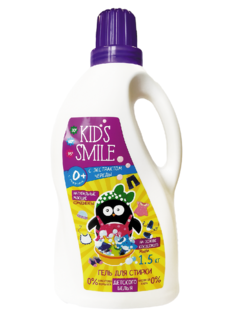 Гель для стирки детского белья Romax Kids smile с экстрактом череды, 1,5 кг