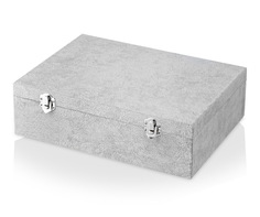 Шкатулка для хранения украшений и колец; Leader S2020-Grey