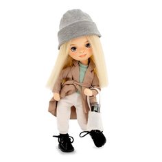 Кукла Orange Toys Sweet Sisters Mia в бежевом тренче Европейская зима 32 см SS01-07