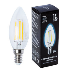 Лампочка L&B E14-7W-NH-flame filament