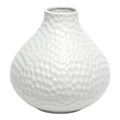 Ваза керамическая S&A Ceramic 15 х 15 х 14 см белая