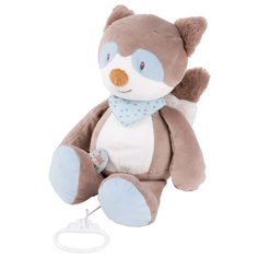 Игрушка мягкая Nattou Musical Soft toy (Наттоу Мьюзикал Софт Той) Енот музыкальная 333061