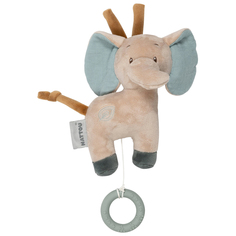 Игрушка мягкая Nattou Musical Soft toy MINI Luna & Axel Слоник музыкальная 748063