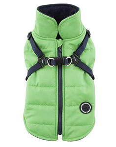 Жилет для собак Puppia, унисекс, зелёный, XL, длина спины 36.5 см