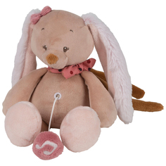 Игрушка мягкая Nattou Musical Soft toy MINI Sasha&Pauline Кролик музыкальная 244084