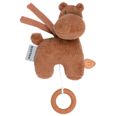 Игрушка мягкая Nattou Musical Soft toy MINI Susie & Bonnie Бегемот музыкальная 508094