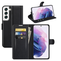 Чехол-книжка PRESTIGE с функцией подставки для Samsung Galaxy S22 (черный) Black Panther