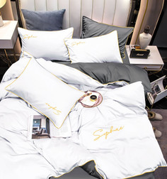 Постельное белье "Sophia Premium Line" Хлопок, Жатка (2-х спальное)