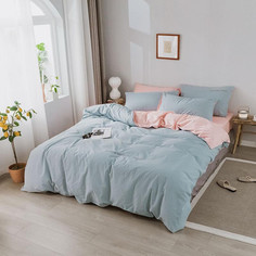 Постельное белье "Wonderful Night Lux" 2-х спальный комплект Хлопок, Жатка (2-х спальное)