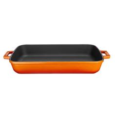 Форма для запекания 26x40 см, чугун, оранжевый Lava