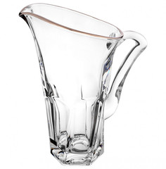 Кувшин для воды 1,7 л Crystalite Bohemia "Аполло, Отводка платина", 247589