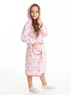 Халат детский для девочек КотМарКот 2331179 Цвет белый размер 98