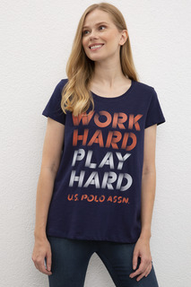 Футболка женская U.S. POLO Assn. G082GL0110GINI синяя S