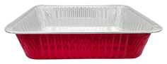 Форма для запекания одноразовая алюминиевая 368 х 272 мм красная No Brand