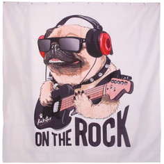 Штора для ванной Селфи Rock