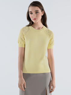 Джемпер женский Scandica C1070JUSW желтый 42