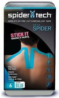 Лента кинезиологическая SpiderTech Neck Spider, хлопок NI0130-12-TN-22