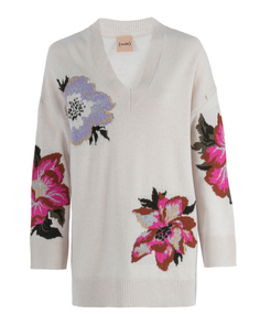 Пуловер женский NUDE 1101070 серый 40 IT