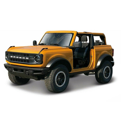 Машинка Maisto металлическая 1:18 Ford Bronco Badlands 21, желтая 31457/1