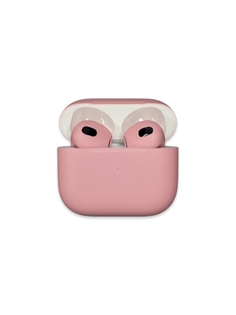 Беспроводные наушники Apple Airpods Color 3 Розовые матовые