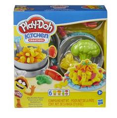 Набор для лепки Play-Doh Забавные закуски макароны 227 г 6 цветов с формочками e9369