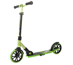 Двухколесный самокат Tech Team 210R Comfort 2022 черный-зеленый во8272-1