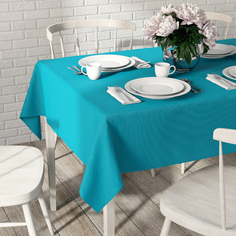 Скатерть Sola "Анита", бирюзовый, 150*220 см