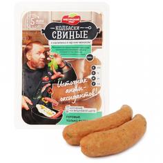 Колбаски Мясницкий Ряд Свиные для жарки и гриля полукопченые с халапеньо и перцем 500 г