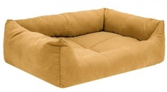 Лежанка для кошки, собаки Дарэлл Манеж №3, бархат 49x65x16см бежевый