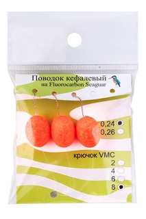 Поводок (уп.4 шт) титан WIN HARD 9 кг 15 см TH-09-15 Зимородок