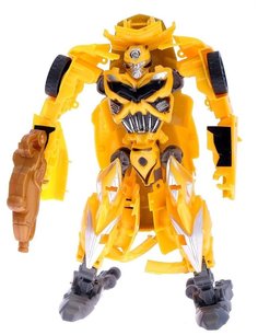 Робот-трансформер Maya Toys Спорткар желтый D622-E266