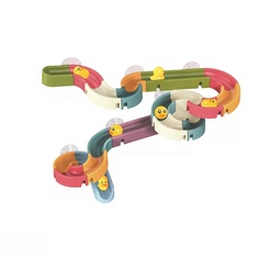 Игровой набор Solmax&Kids для ванной на присосках веселые горки 34 предмета SM06973