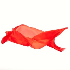 Развивающая игрушка Grimms Натуральный шелк Sarahssilks, красный, 86х86 см 85006