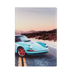 Обложка для автодокументов унисекс Kawaii Factory Porsche blue разноцветная