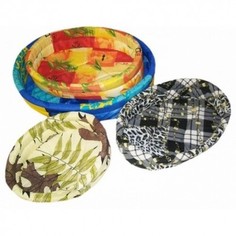 Лежанка овальная с бортиком № 3 53*34*13см CLP