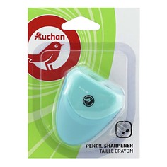 Точилка АШАН Красная птица 2 отверстия с контейнером в ассортименте