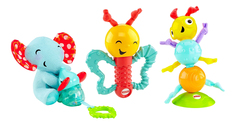 Прорезыватель-погремушка Fisher-Price Веселые друзья