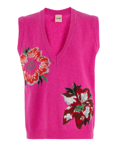 Жилет женский NUDE 1101069 розовый 42 IT