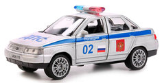 Машина металлическая инерционная Технопарк Лада 110 Полиция, 12 см