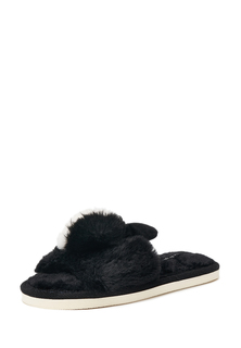 Тапочки женские Smile of Milady 132769 черные 38-39 RU