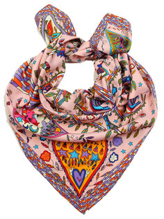 Платок женский Venera 3902201 розовый, 90×90 см